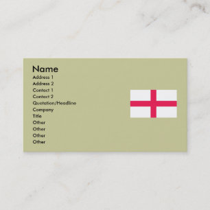 Kingdome av den England (kungarike av England) Visitkort