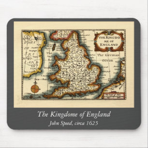 Kingdome of England Old Antiquarian Atlas Karta Musmatta