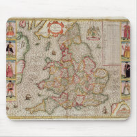 Kingdomen av England som inristas av Jodocus