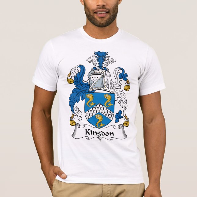 Kingdon familjvapensköld t-shirt (Framsida)