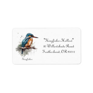 Kingfisher Adressetikett