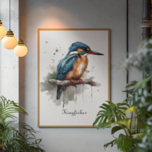 Kingfisher, anpassadet poster