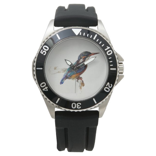 Kingfisher (av John Ruskin) Armbandsur (Framsida)