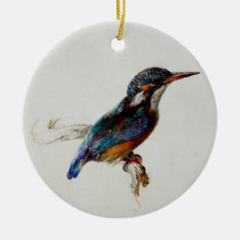 Kingfisher (av John Ruskin) Julgransprydnad Keramik