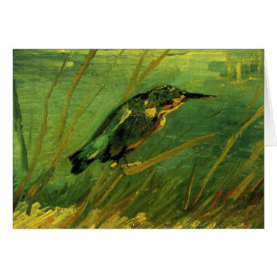 Kingfisher av Vincent van Gogh Greeting Card Hälsningskort