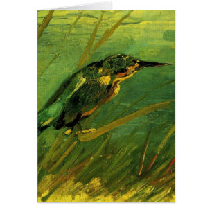 Kingfisher av Vincent van Gogh Hälsningskort