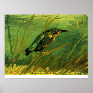 Kingfisher av Vincent van Gogh Poster