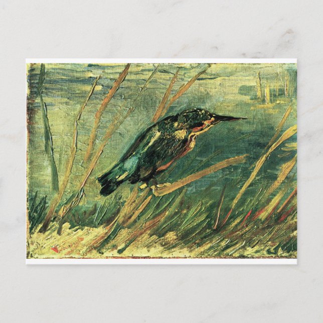 Kingfisher av Vincent van Gogh Vykort (Framsida)