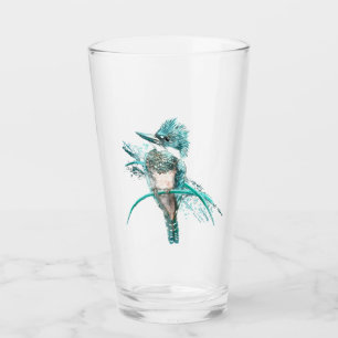 Kingfisher Bird Graphic Art Wildlife Animal Art Glaskopp
