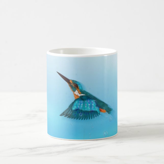 Kingfisher Bird Kaffemugg (Center)