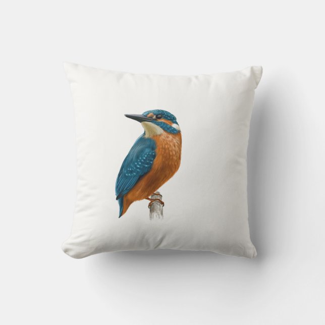 Kingfisher Bird Kudde (Framsida)