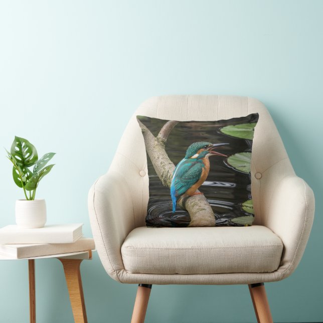 Kingfisher Bird Kudde (Stol)