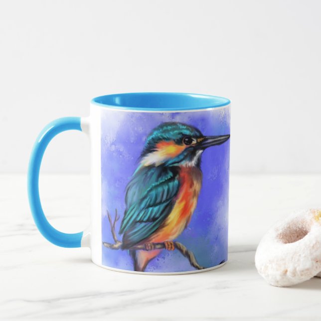 Kingfisher Bird Mugg Gift (Med munk)