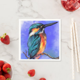 Kingfisher Bird Napkins Pappersservett