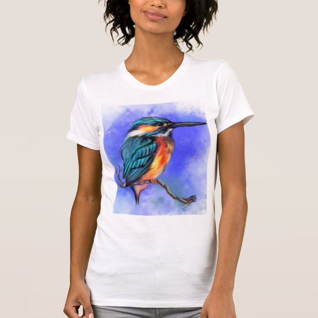 Kingfisher Bird T-Shirt (Framsida)
