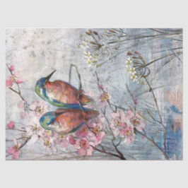 Kingfisher Birds Decoupage Tissue Paper