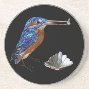 KINGFISHER ,Blue Sapphire, Black Underlägg