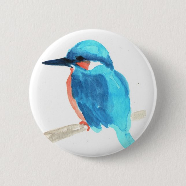Kingfisher Button Badges Knapp (Framsida)