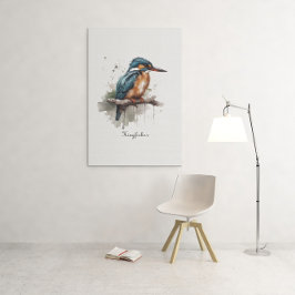 Kingfisher Canvastryck