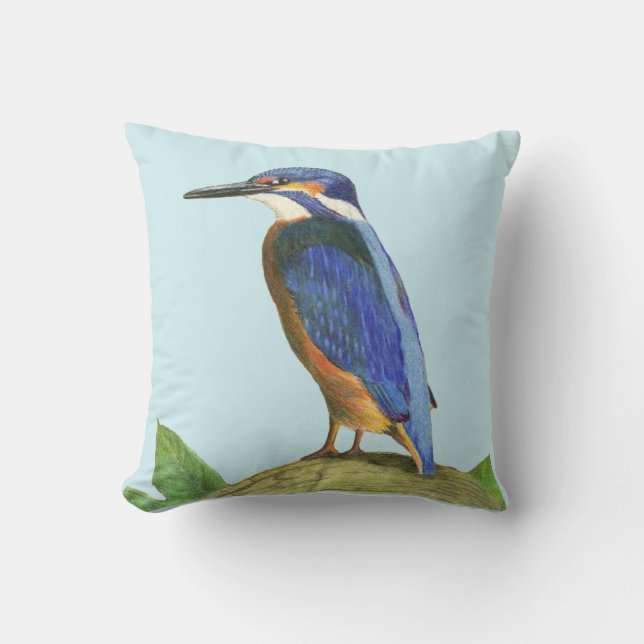 Kingfisher Dekorativ kudde (Framsida)