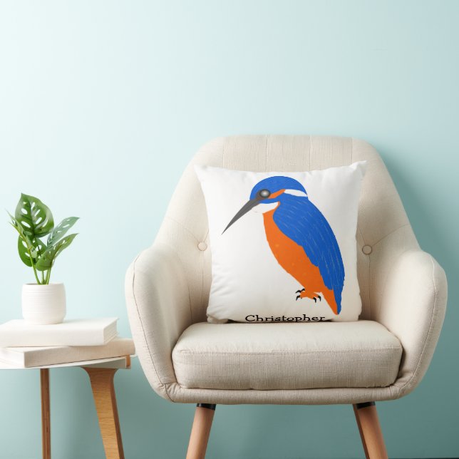 Kingfisher Design Personalised Kudde (Stol)