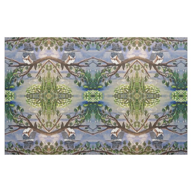 Kingfisher Fabric Tyg (Fat Quarter)