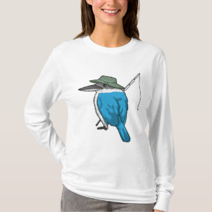 Kingfisher Fishing Fisher Fishing Rod T Shirt