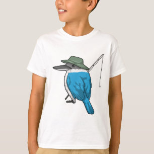 Kingfisher Fishing Fisher Fishing Rod T Shirt