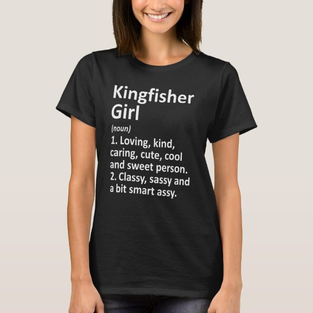 Kingfisher Girl Ok Oklahoma City Roots T Shirt (Framsida)