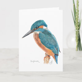 Kingfisher Greeting Card Kort
