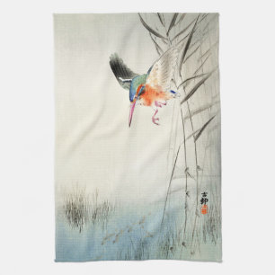 Kingfisher Hunting - Ohara Koson -  Kökshandduk