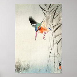 Kingfisher Hunting - Ohara Koson - Vintage Artikel Poster