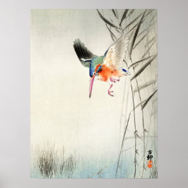 Kingfisher Hunting - Ohara Koson - Vintage Artikel Poster