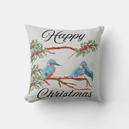 Kingfisher jul Pillow Kudde