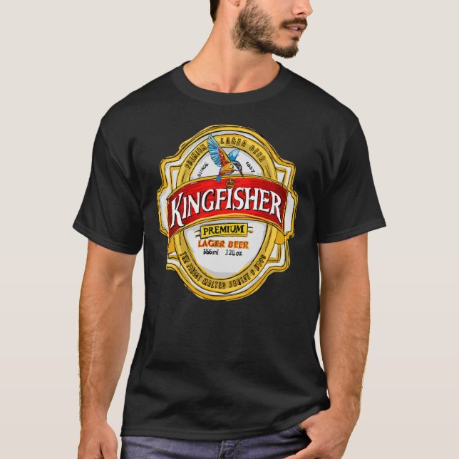Kingfisher Lager Pop Classic T Shirt Essential (Framsida)