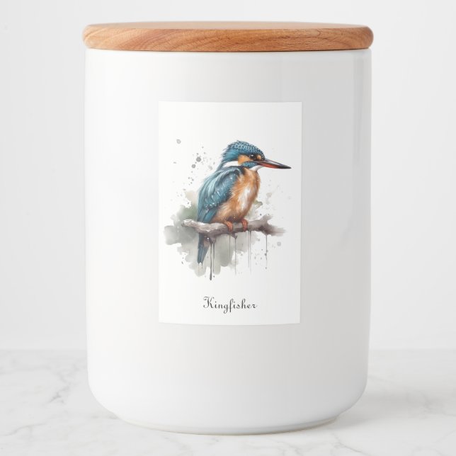 Kingfisher Mat Etikett (Framsida)