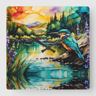 Kingfisher Mountains, Vatten och Wildblommor Fyrkantig Klocka