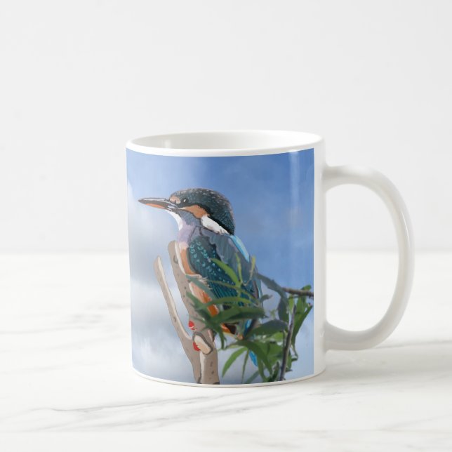 Kingfisher och Willow Coffee Mugg (Höger)