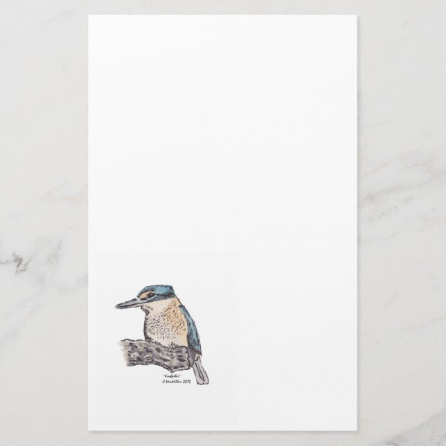 Kingfisher Stationery Brevpapper (Framsida)