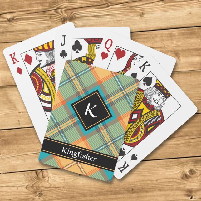 Kingfisher Tartan-betalkort Casinokort (Skapare uppladdad)