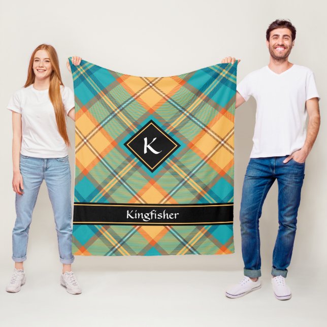 Kingfisher Tartan Fleece Blanket (På plats)