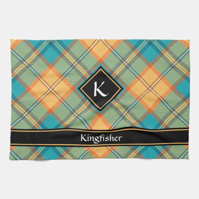 Kingfisher Tartan Kitchen Towel Kökshandduk (Horisontell)