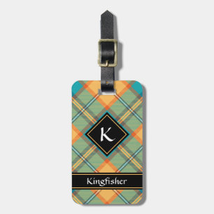 Kingfisher Tartan Luggage Tag Bagagebricka