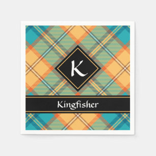Kingfisher Tartan Napkins Pappersservett