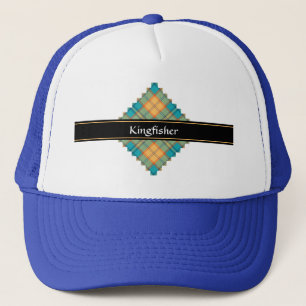 Kingfisher Tartan Truckerkeps