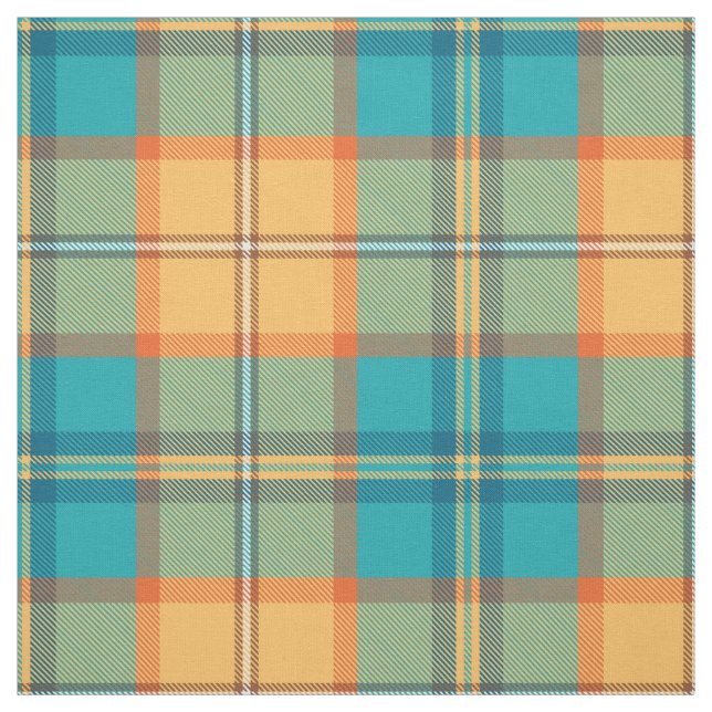 Kingfisher Tartan Tyg (Provkarta)