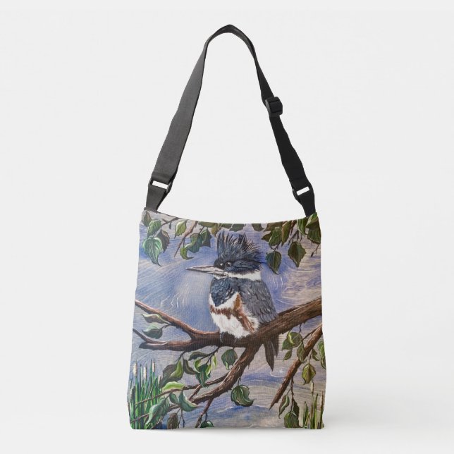 Kingfisher Tote Bag Axelväska (Framsida)