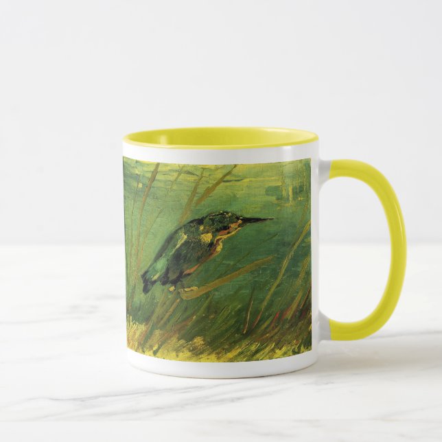 Kingfisher Van Gogh Fine Art Mugg (Höger)