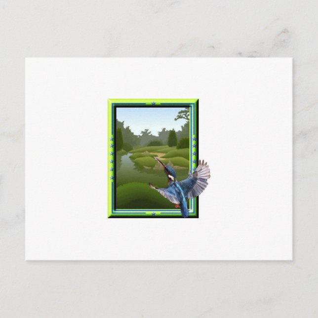 Kingfisher Vykort (Framsida)