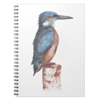 Kingfisher Watercolor Anteckningsbok